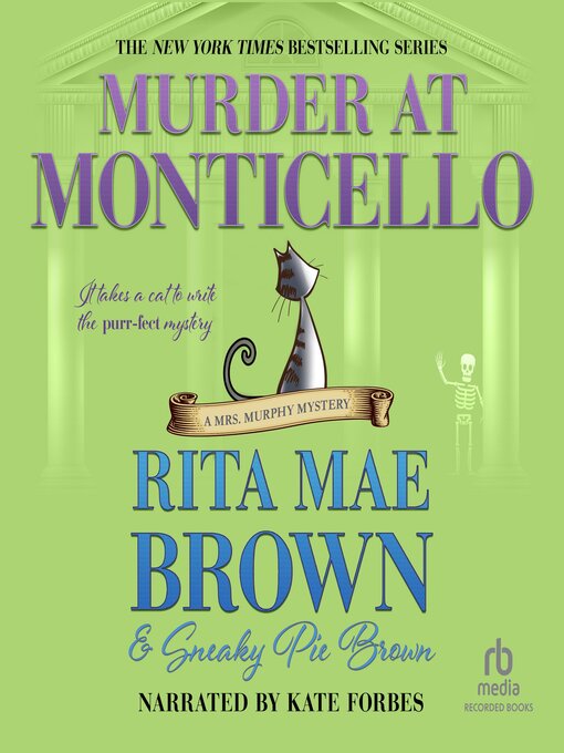 Title details for Murder at Monticello by Rita Mae Brown - Available